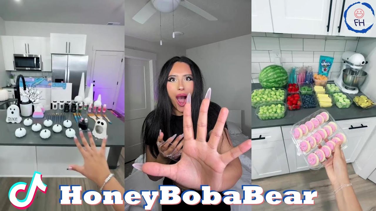 *1 HOUR*  HoneyBobaBear TikTok 2023 | Best Honey Boba Bear TikTok Cleaning 2023