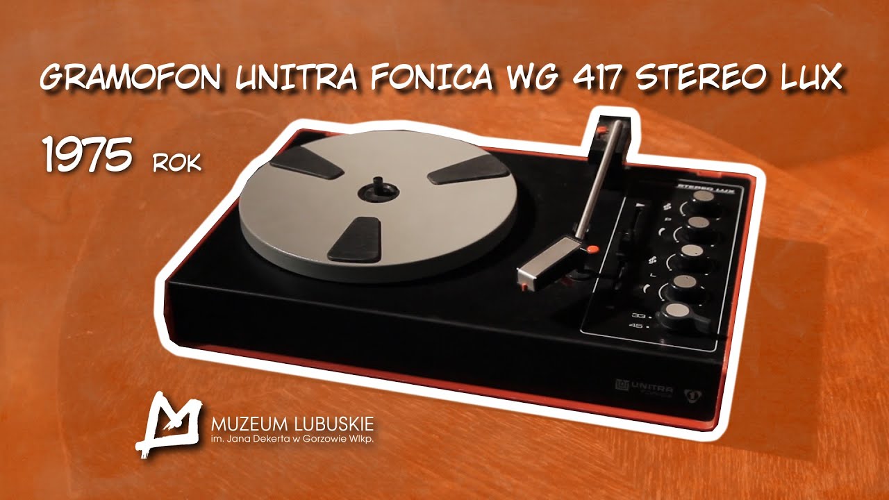 Gramofon łódzkiej firmy UNITRA Fonica WG 417 Stereo Lux, 1975 rok | A jednak działa! 8