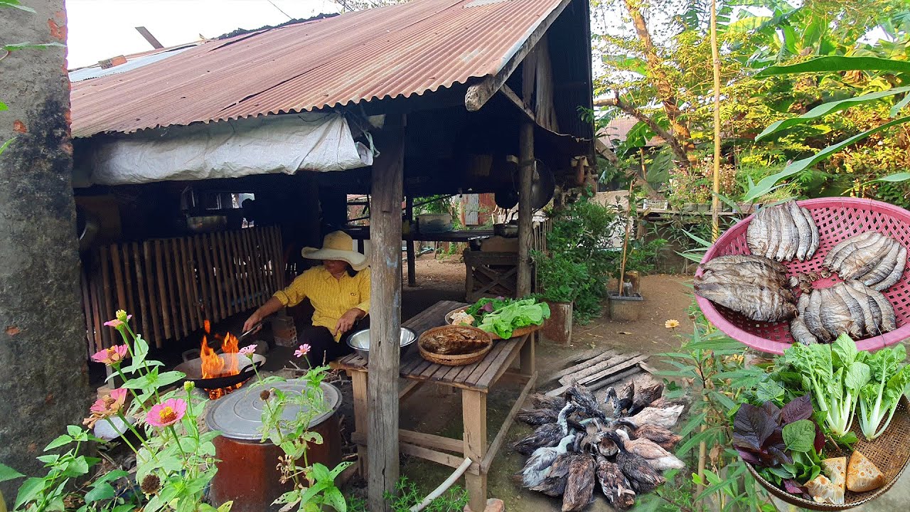 Village Life Cooking | Fresh Harvest Dinner in the Countryside