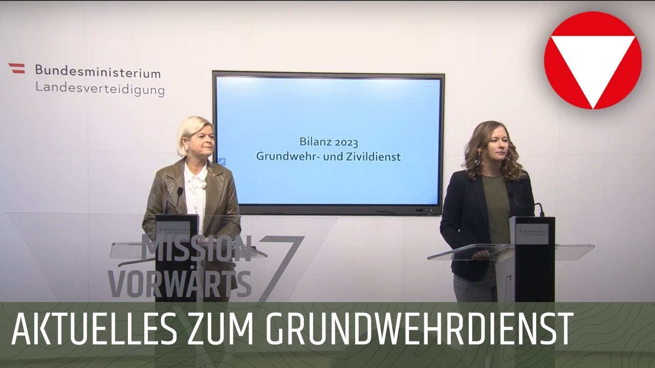 Pressekonferenz - Aktuelles zum Grundwehrdienst und Zivildienst