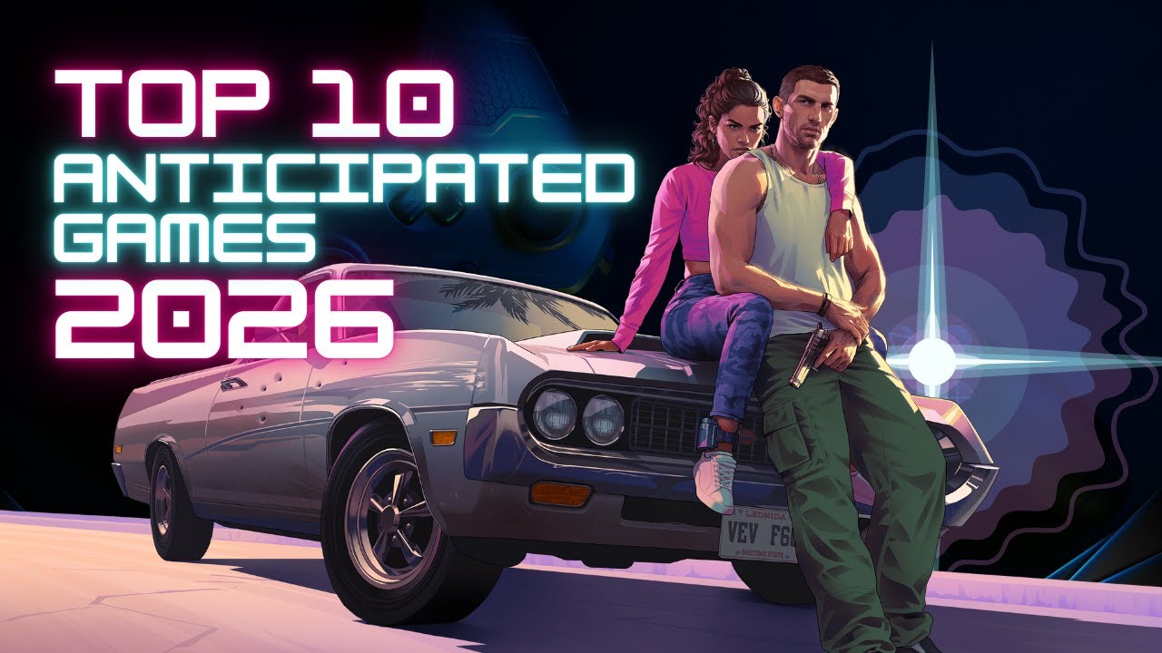 Топ-10 самых ожидаемых игр 2026 года #gta6 #AnticipatedGames