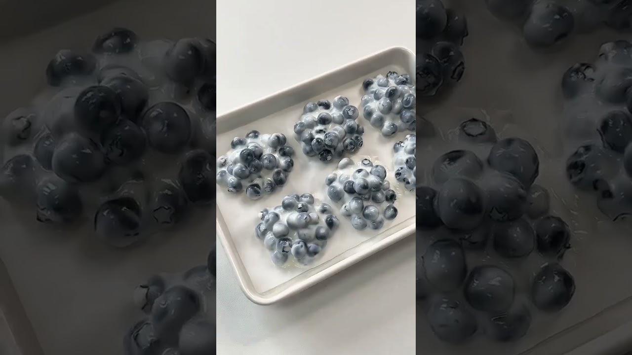 Healthy Dessert Alert：Sugar-Free Blueberry Dark Chocolate Bark  