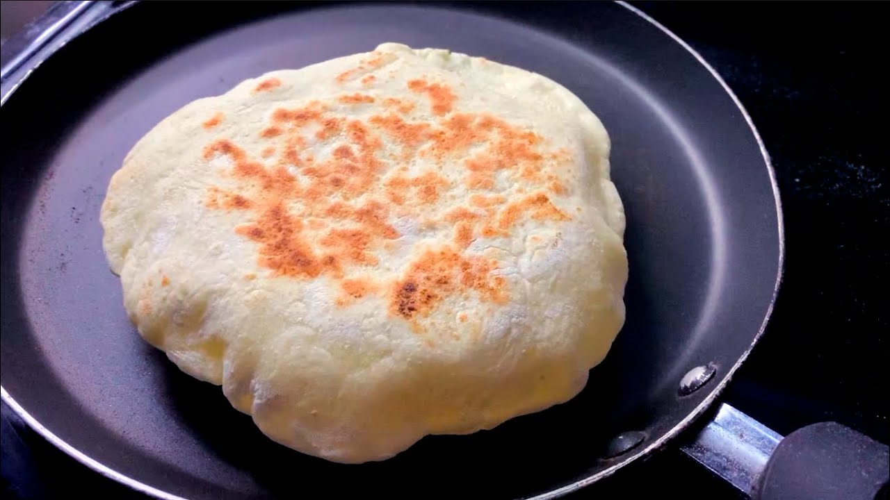 اسهل طريقه لعمل الخبز بالبيت بدون فرن وينتفخ معكم بطريقه رائعه  ١٠٠٪ ناجح