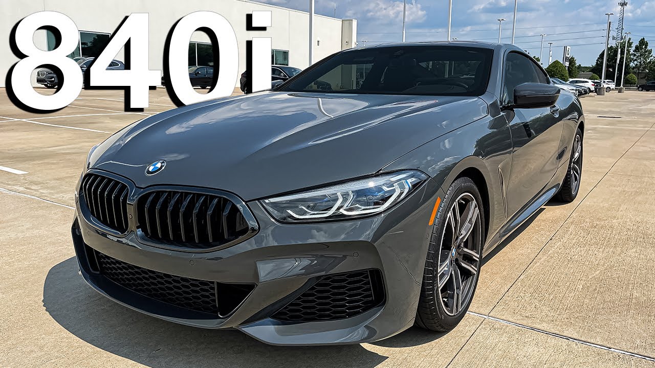 2022 BMW 840i Coupe in Dravit Grey Walkaround Review + Exhaust Sound