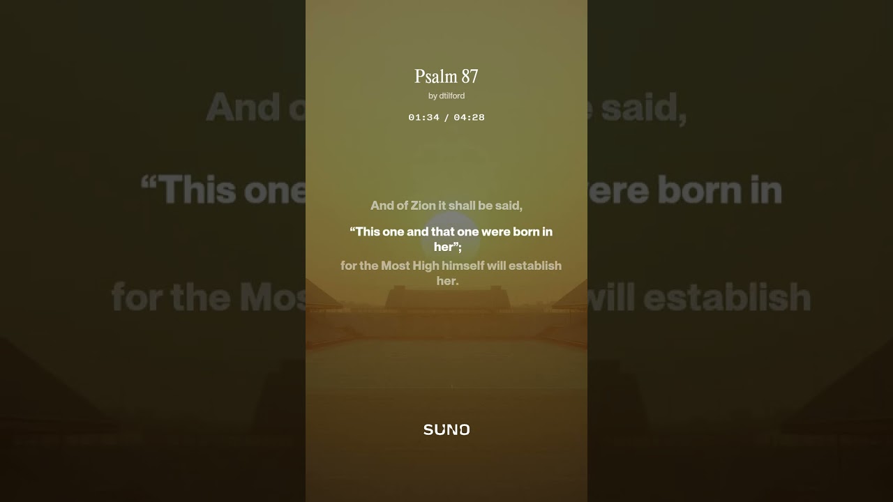 Psalm 87 | AI Songs for Scripture Memorization