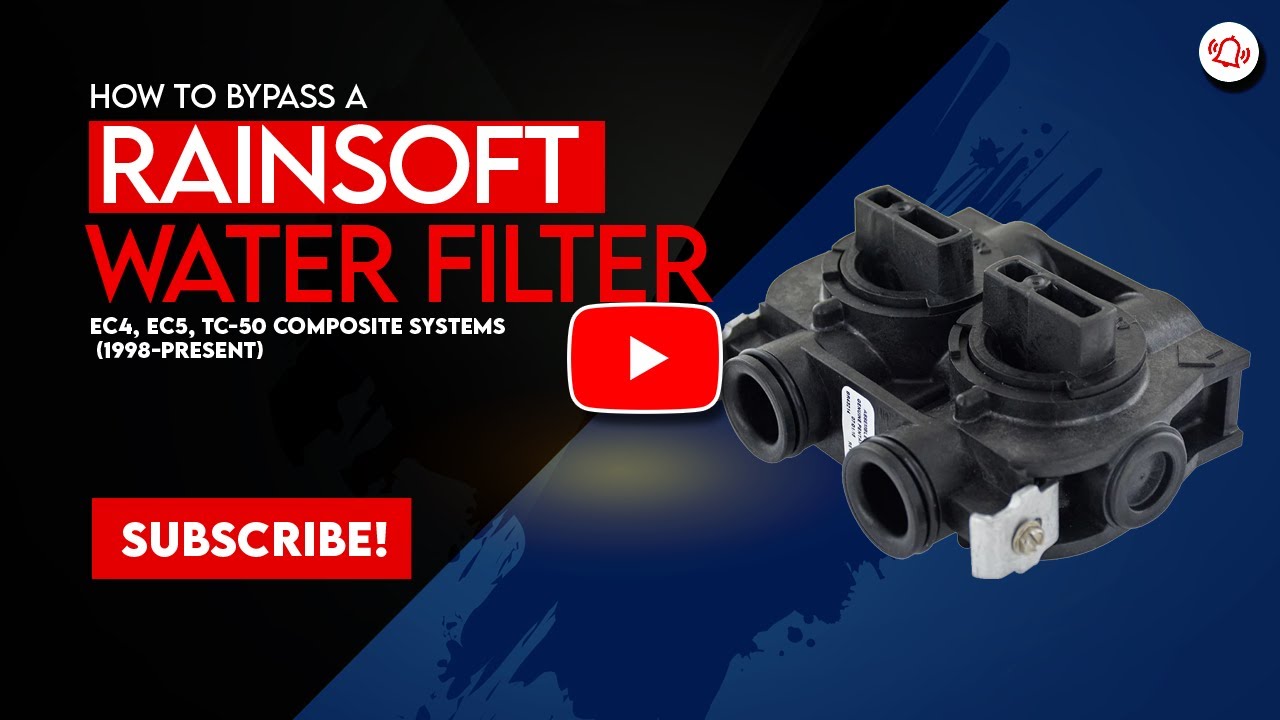 How To Bypass A Rainsoft Water Treatment System