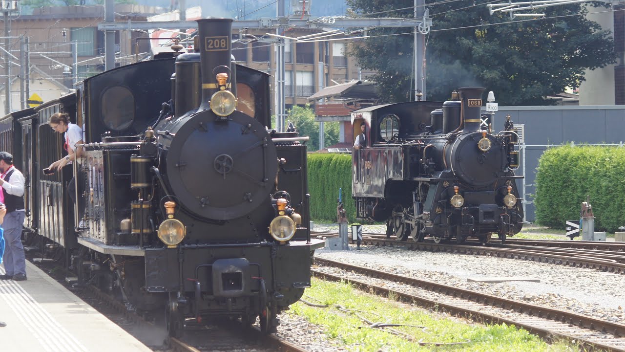 20 ans Zentralbahn : 🚂 Locomotives à vapeur et MUNI à Meiringen