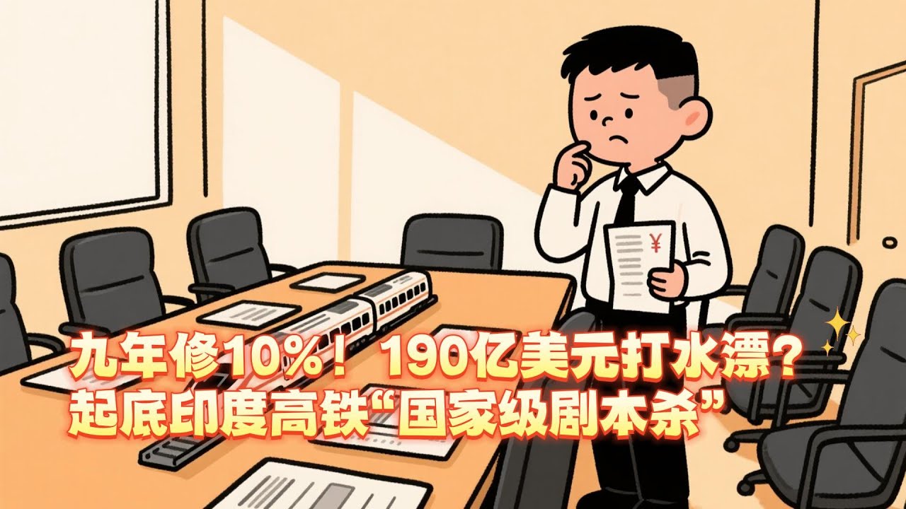 年修10%！190亿美元打水漂？起底印度高铁“国家级剧本杀”