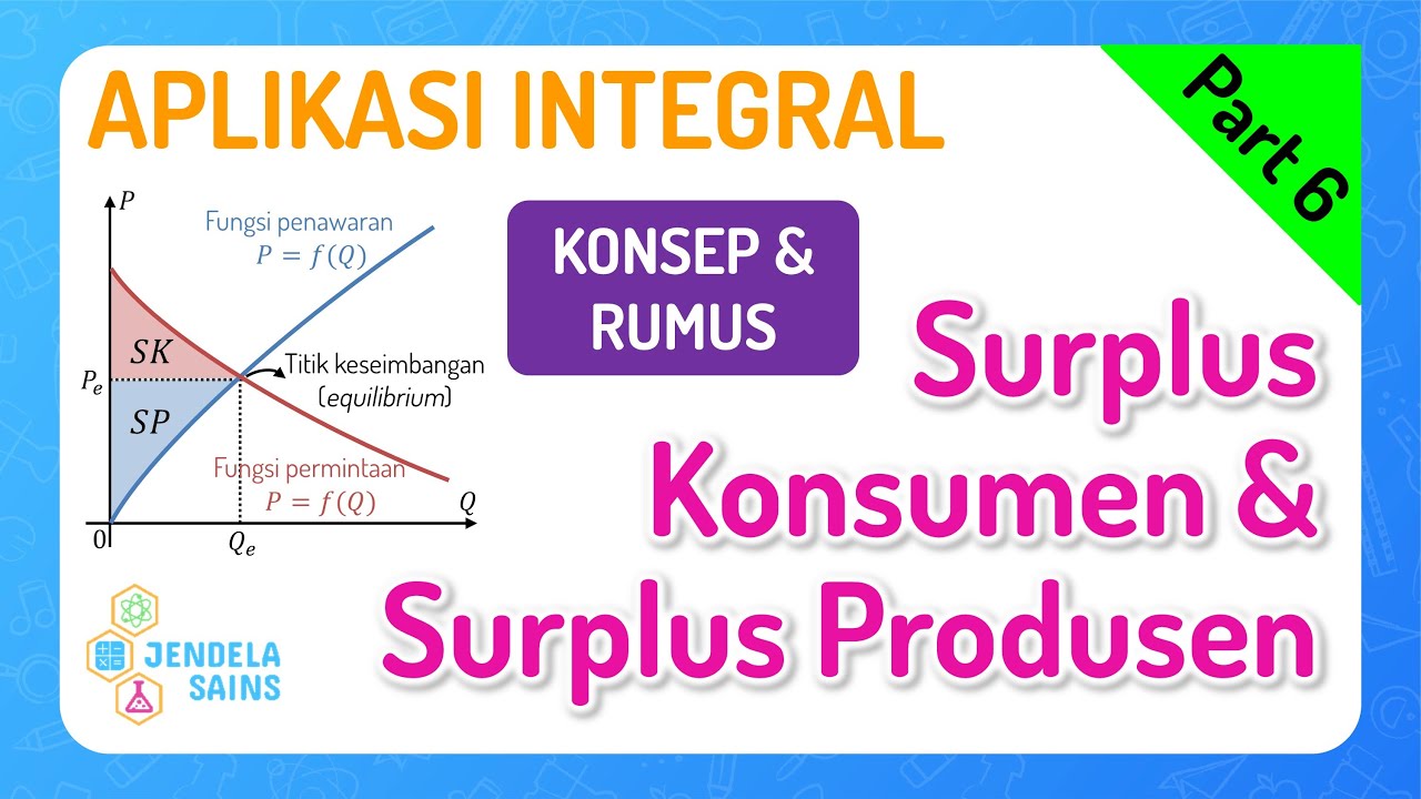 Aplikasi Integral • Part 6: Surplus Konsumen dan Surplus Produsen