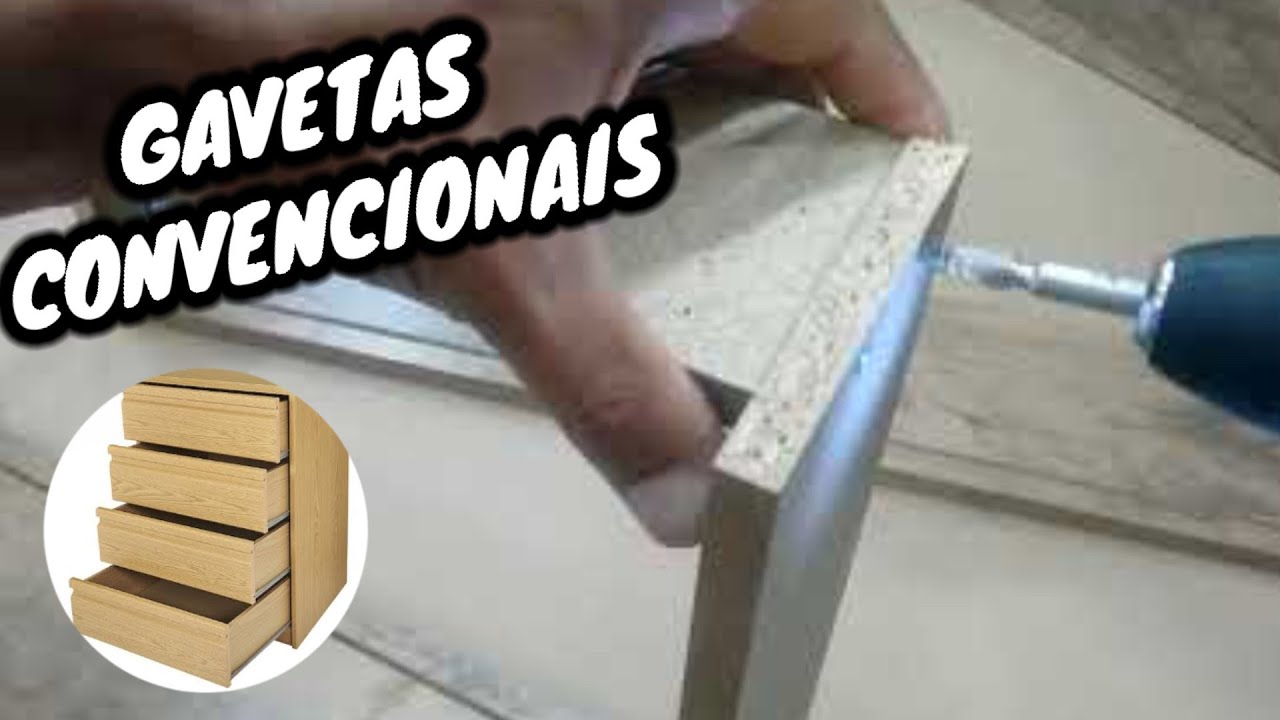 Como montar gavetas, passo a passo do g.roupa Blumenau Irmol, #aula41