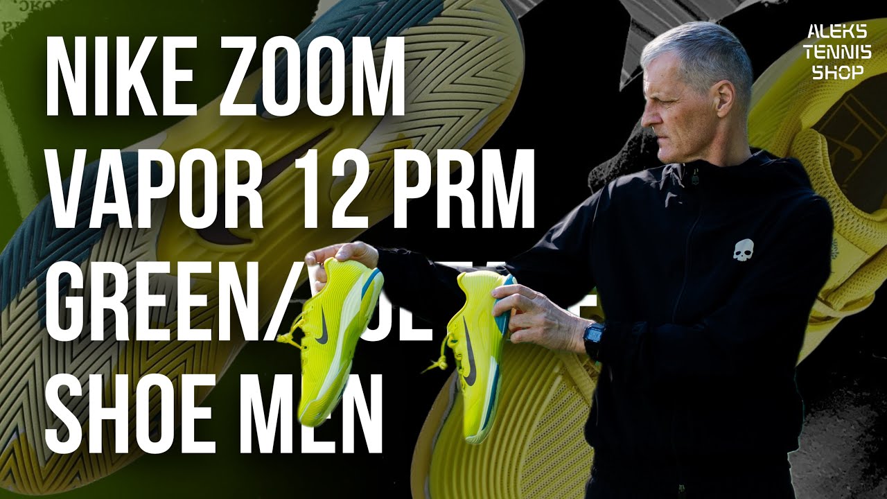 Теннисные кроссовки Nike Zoom Vapor 12 PRM Green/Voltage Shoe Men &mdash; быстрые и устойчивые