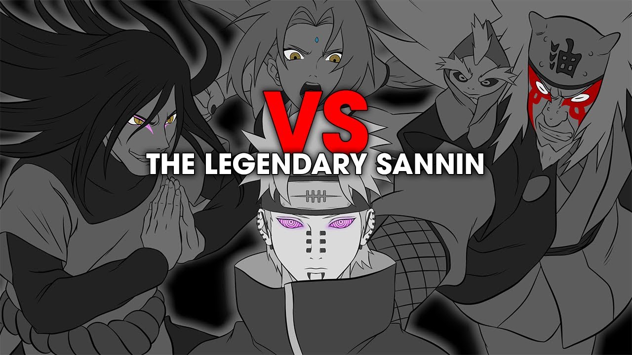 Pain beats up The Sannin... BADLY!
