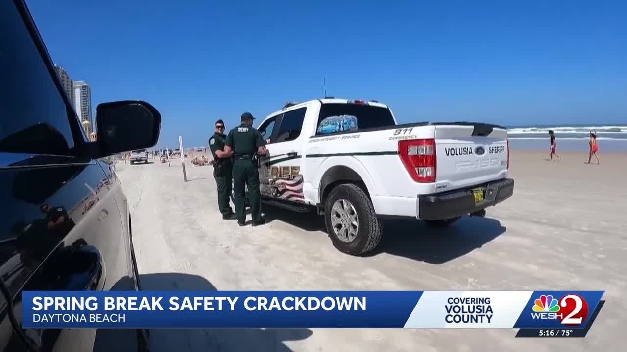 RIDE ALONG: Heavy law enforcement presence targets potential unrest during Daytona Beach spring b...