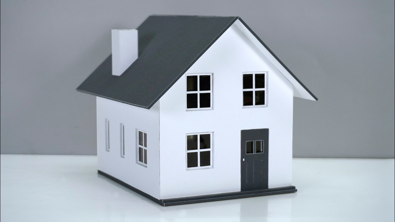 Simple Miniature House Building - Mini House Model