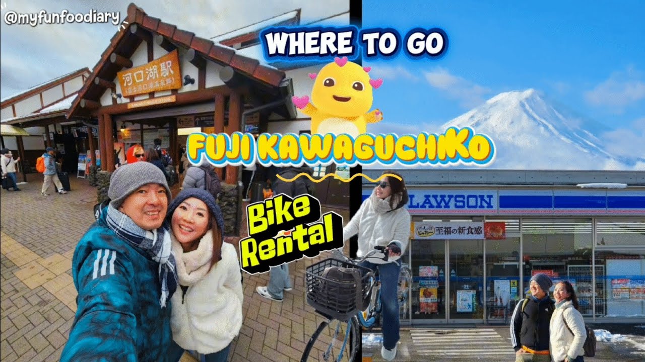 Tips Bike Rent How to Cycling Around Mt. Fuji 🇯🇵 | Lake Views & Oshino Hakkai 