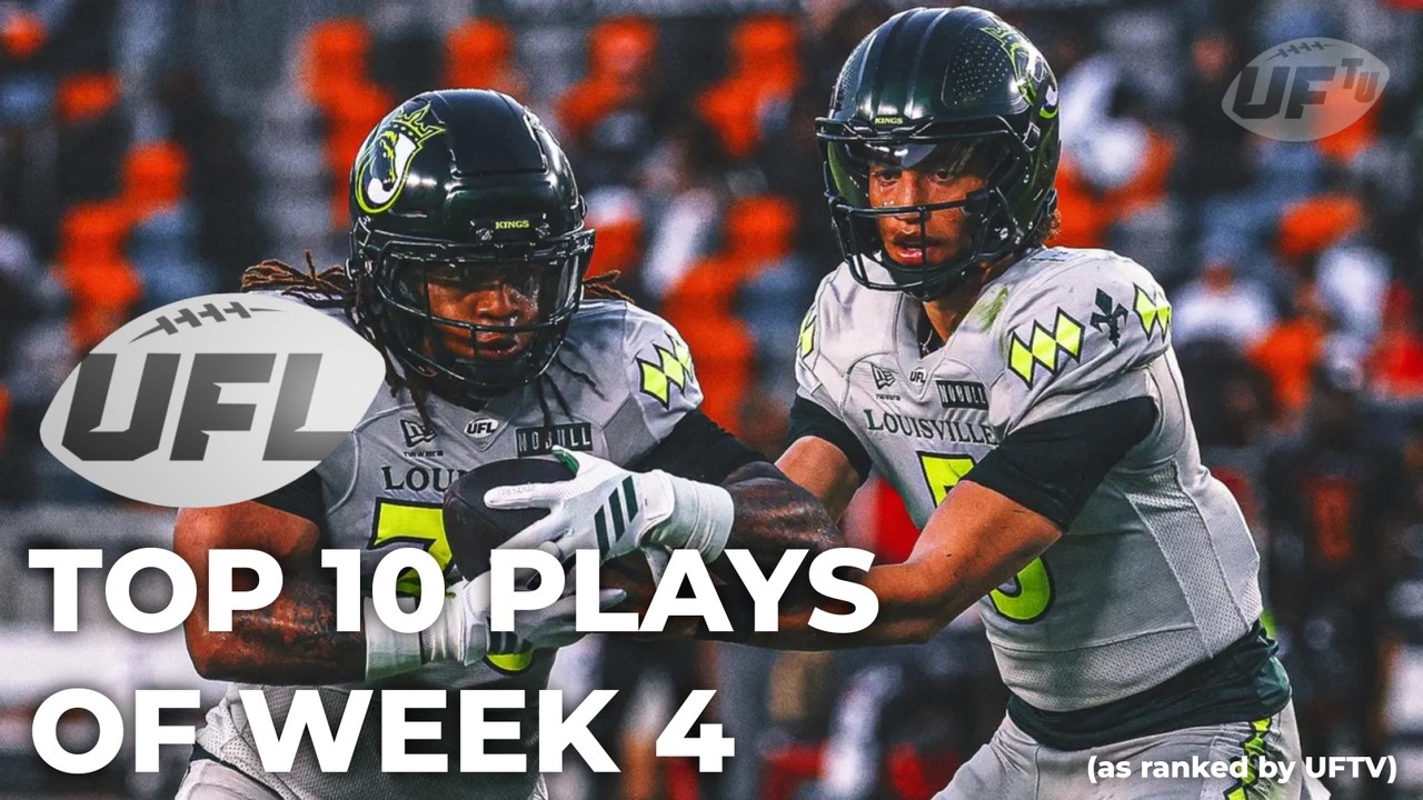 Top 10 Plays of Week 4 of the 2026 UFL Season - United Football TV
