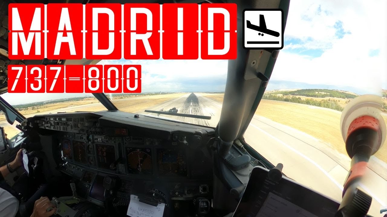 Madrid landing737-800