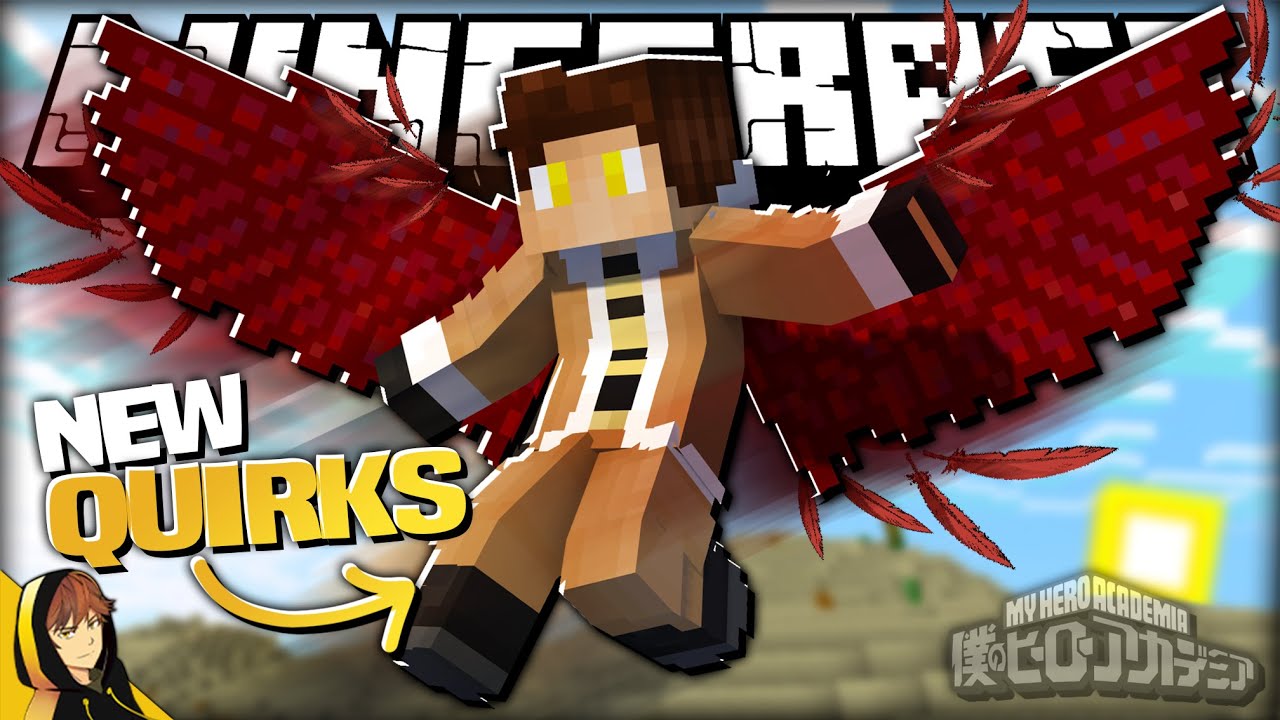 HAWKS, BLACKWHIP & DARK SHADOW!?! | Minecraft [Quirks Unlimited - Mod Showcase]