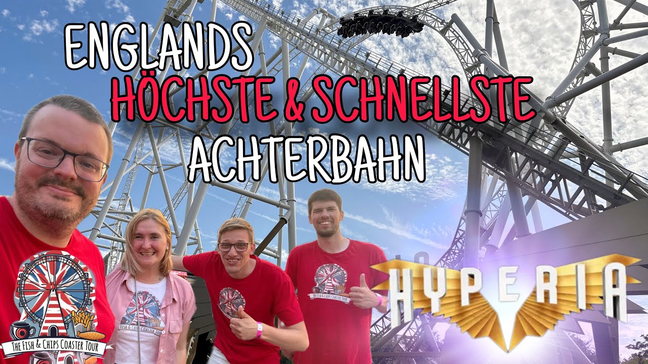 THORPE PARK | Wir testen Englands SCHNELLSTE & HÖCHSTE Achterbahn  🎢