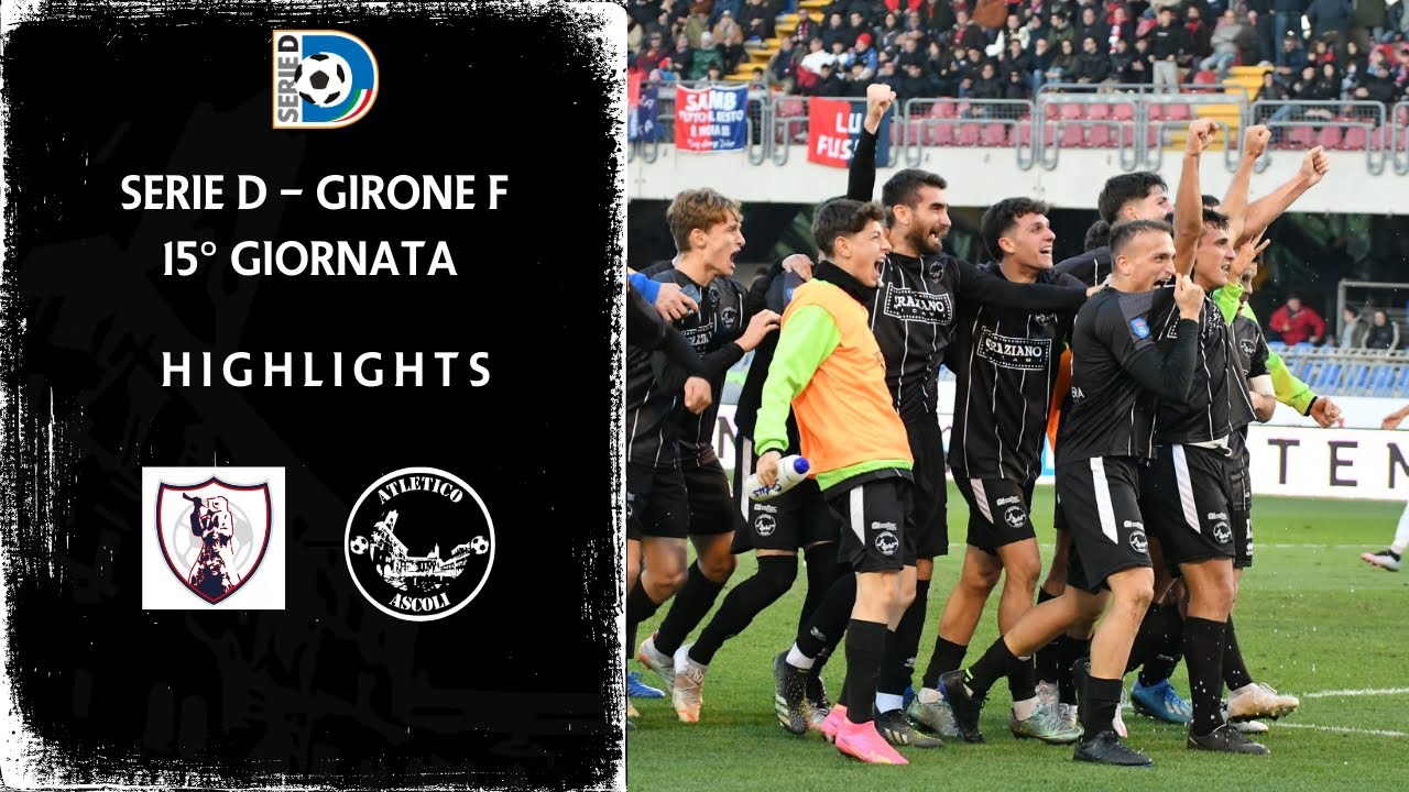 Serie D/F - Highlights 15° Sambenedettese - Atl.Ascoli:2-2