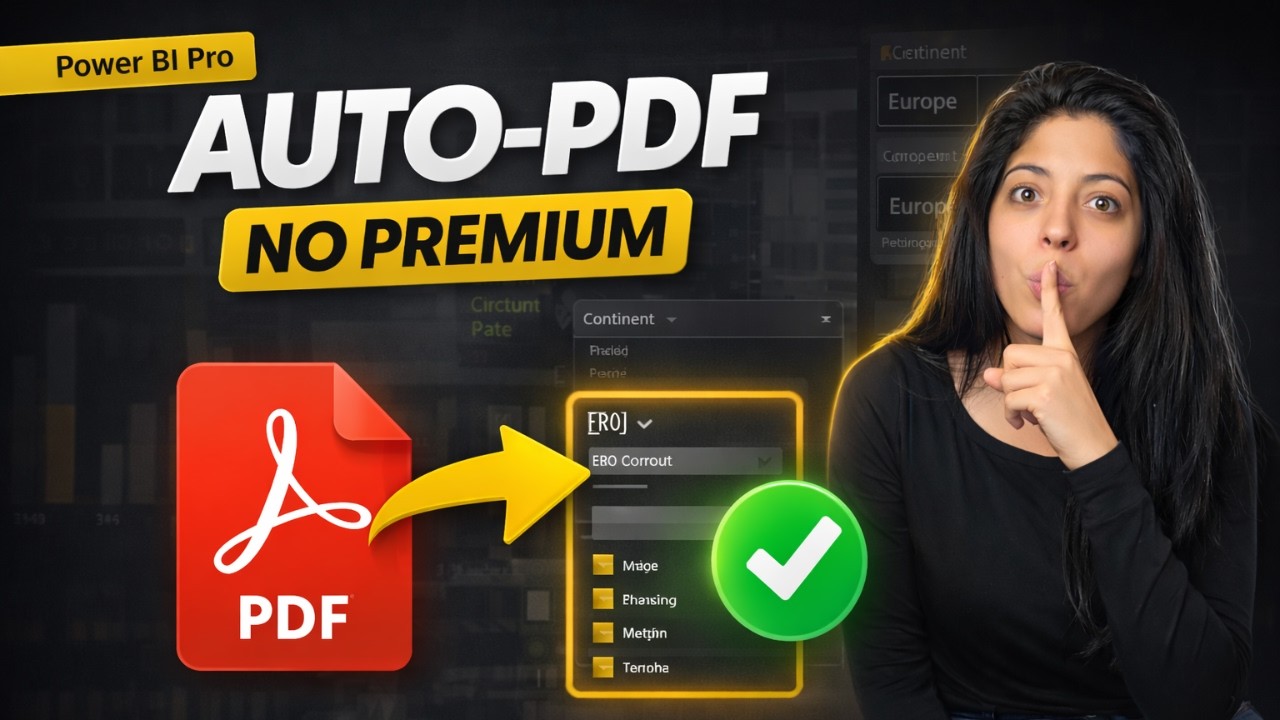 Part 1   Export a PDF Per Selected Value in Power BI   No Premium, No Fabric
