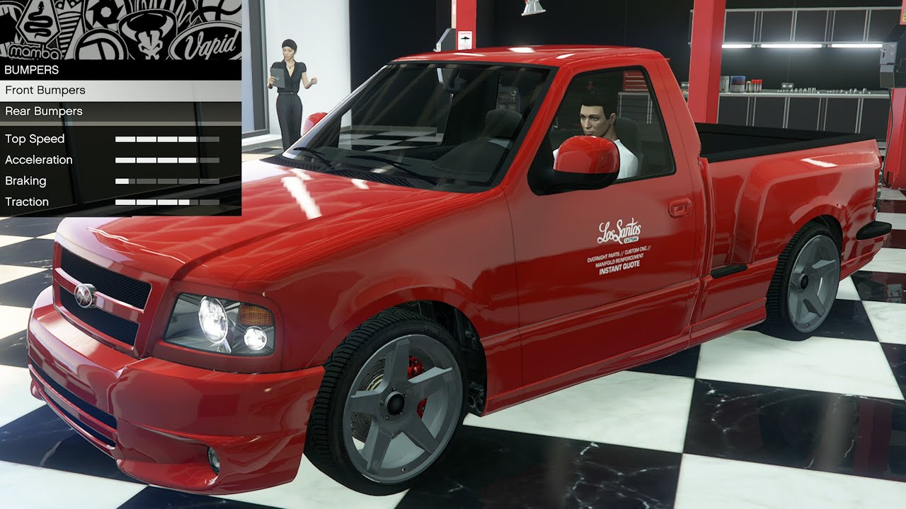 GTA 5 — DLC «Настройка транспортного средства» — Vapid Firebolt ASP (Ford F-150 SVT Lightning)
