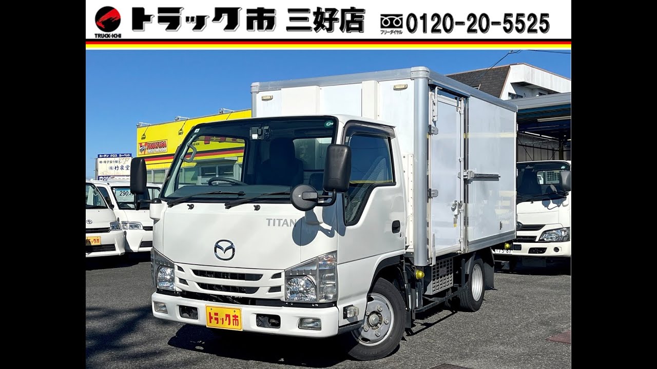 令和２年式　タイタントラック　　低温冷蔵冷凍車入庫しました！　-32℃設定表示です♪