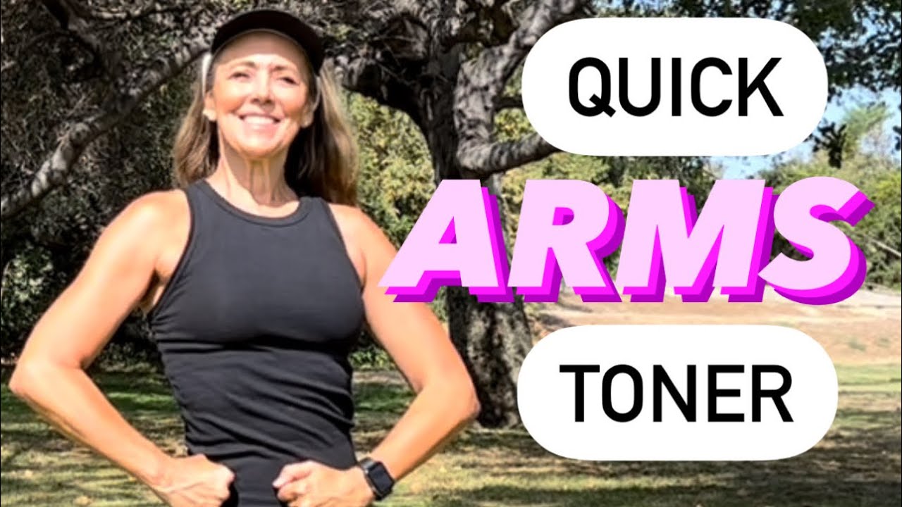 QUICK ARMS WORKOUT (Sculpt & Tone) No Weights | Michelle Wilson Workouts