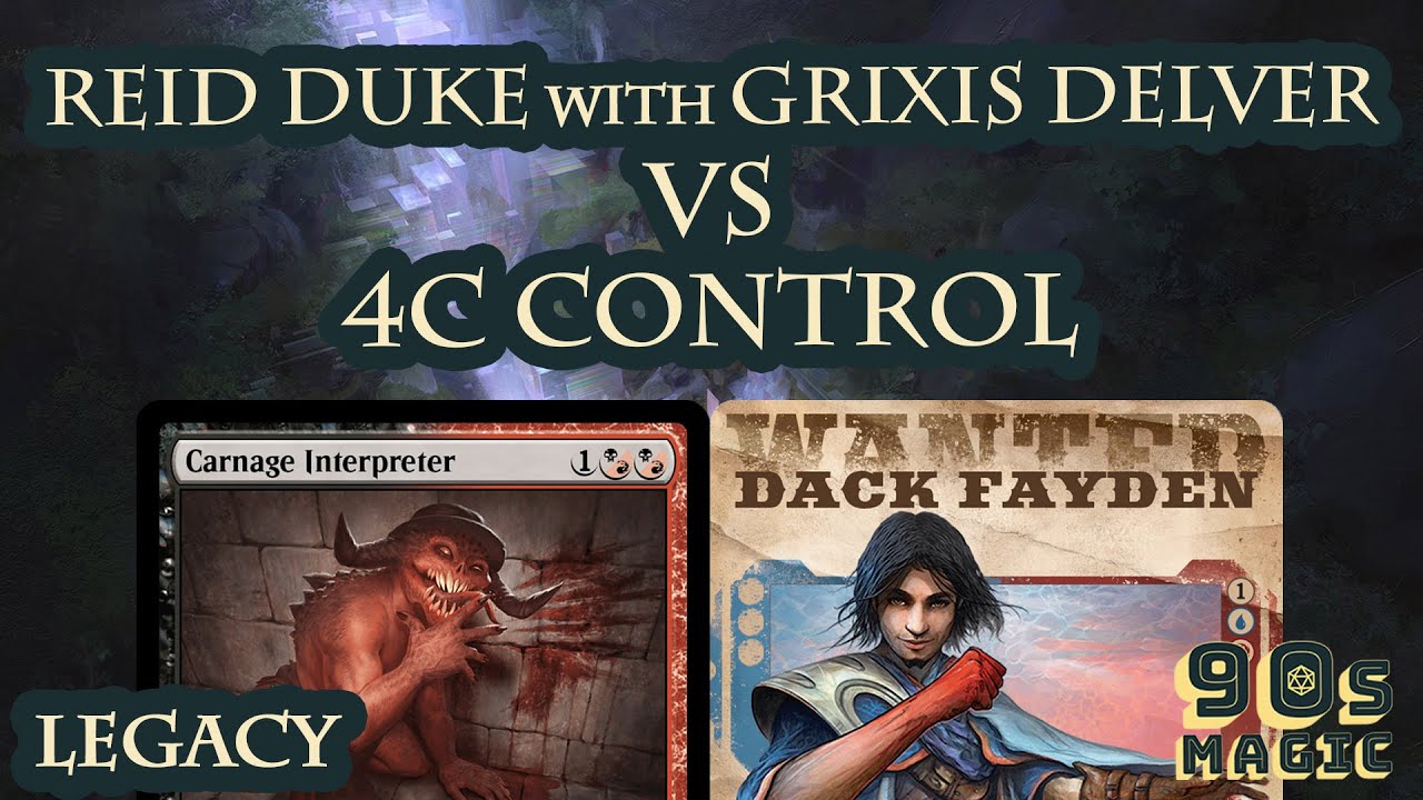 Reid Duke Grixis Delver vs 4c Control [MTG Legacy]