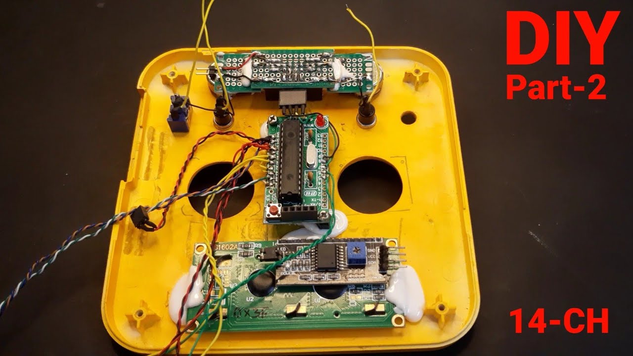 Falcon MK-01 | Part-2 | DIY 14-Channel RC Transmitter | 📡 NRF24L01 | Cars, Drones, Robots
