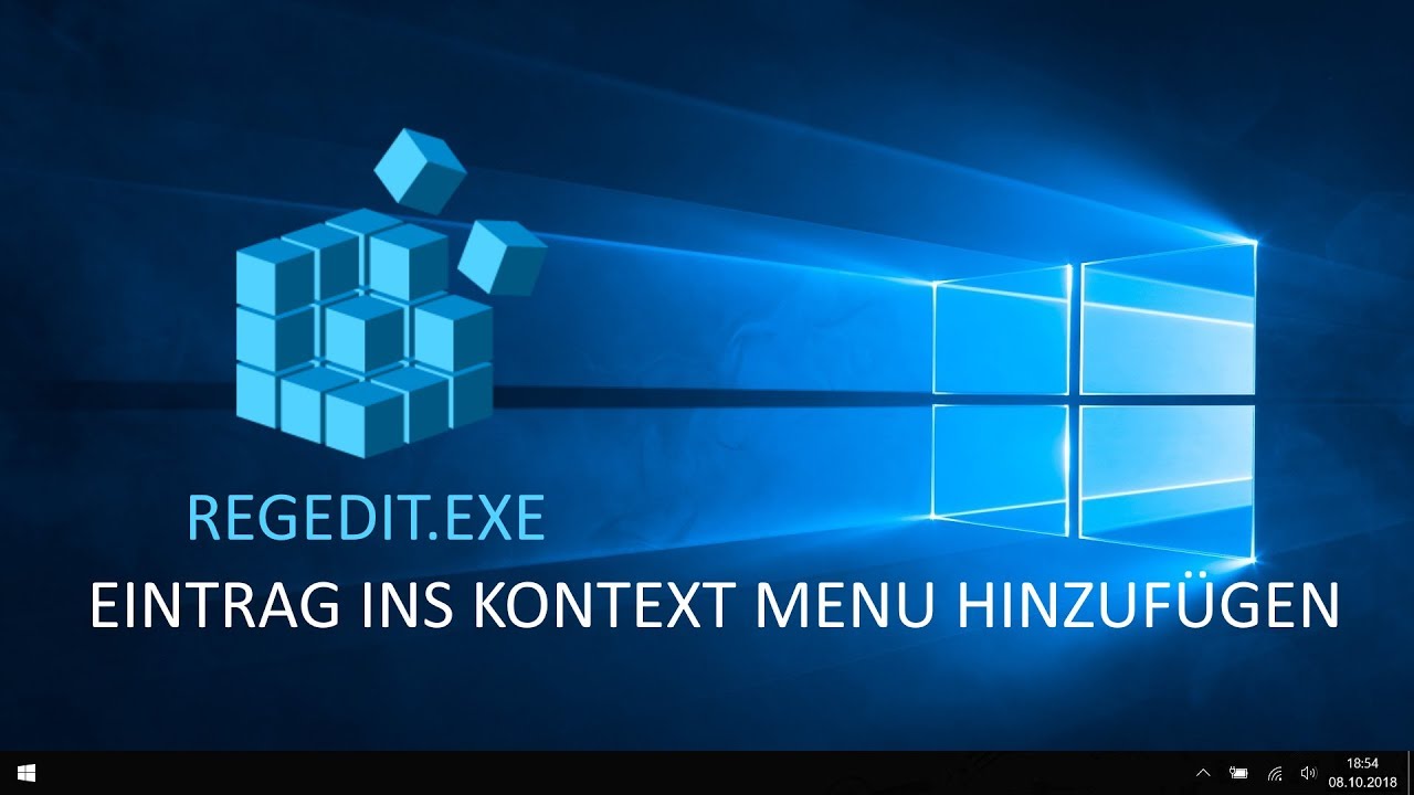 Einen Eintrag ins Kontextmen&uuml; des Desktops hinzuf&uuml;gen