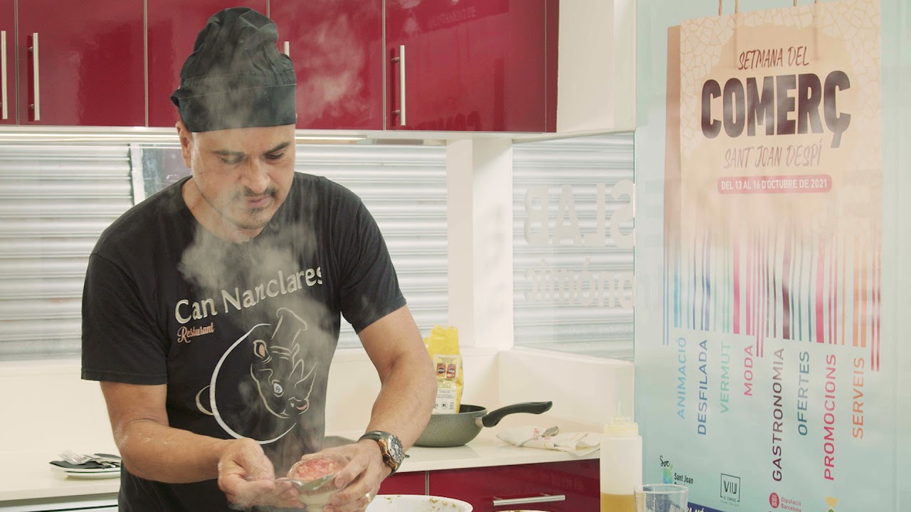 Videorecepta: Restaurant Can Nanclares - Arepa d'espinacs