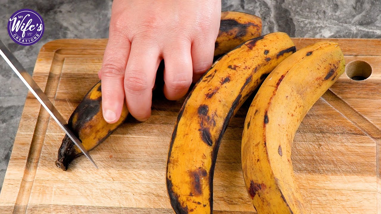 HIERVE 3 PLATANOS MADUROS y ponle este relleno - Recetas MWC
