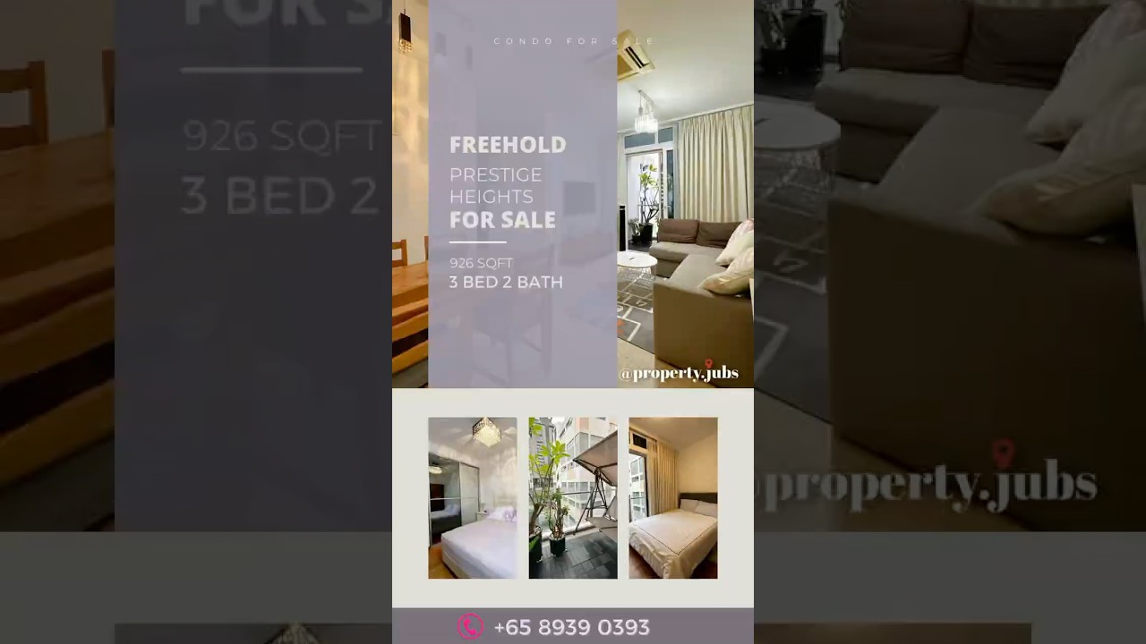 FOR SALE: Rare and Unique Freehold 3 Bedroom in Balestier 🤯 #hometour #freeholdcondo