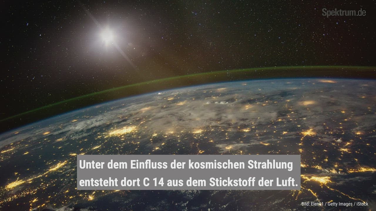 Spektrum erkl&auml;rt: Radiokarbonmethode