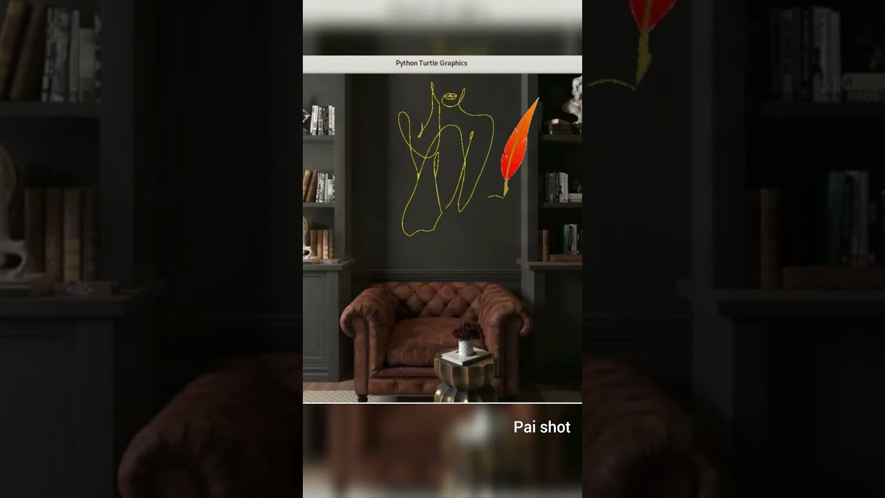 wall decor line art #shorts #satisfying #creative