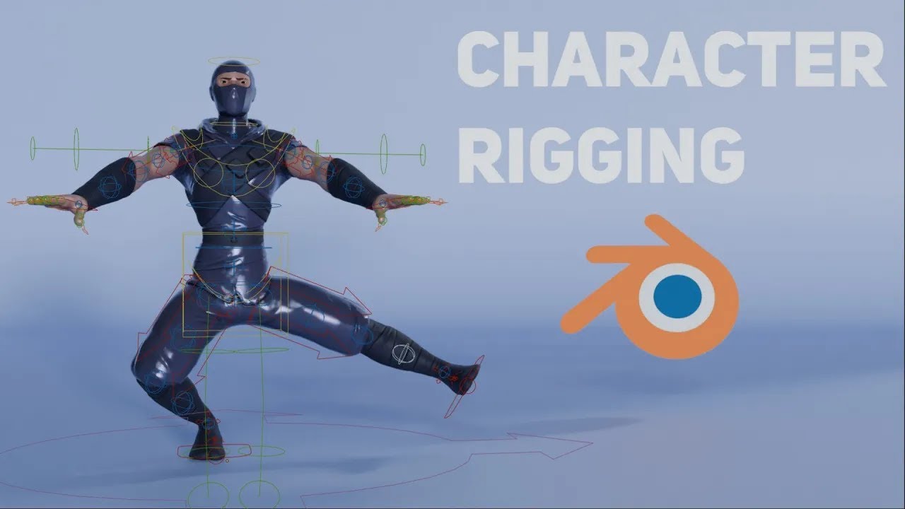Blender Character Rigging Tutorial for Beginners | Easy & Fast Method (in Hindi)