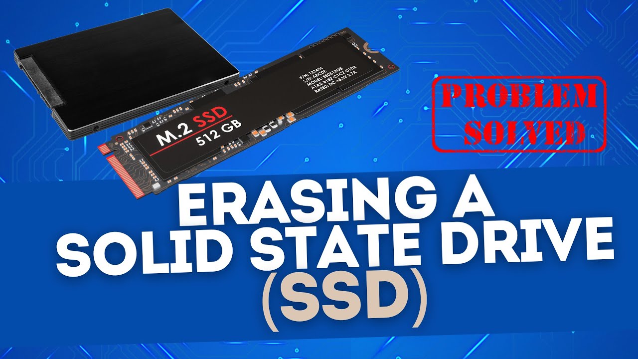 Удаление данных на твердотельном накопителе (SSD)