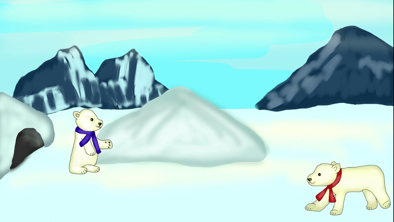 Eisbär Polo will nicht streiten #märchen #gutenachtgeschichte #kurzgeschichte #geschichtenfürkinder