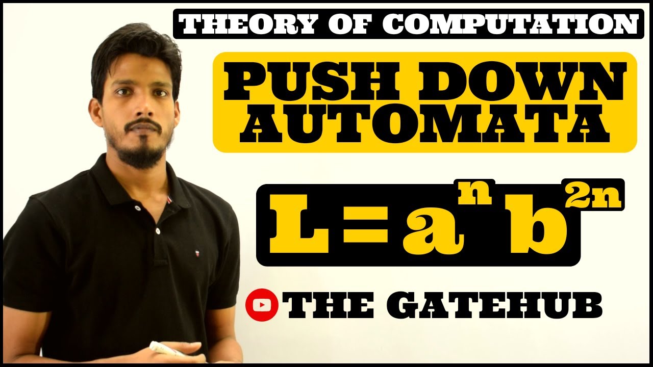 Pushdown Automata for L=a^n b^2n | PDA for a^n b^2n | Theory of Computation | TOC | Automata Theory