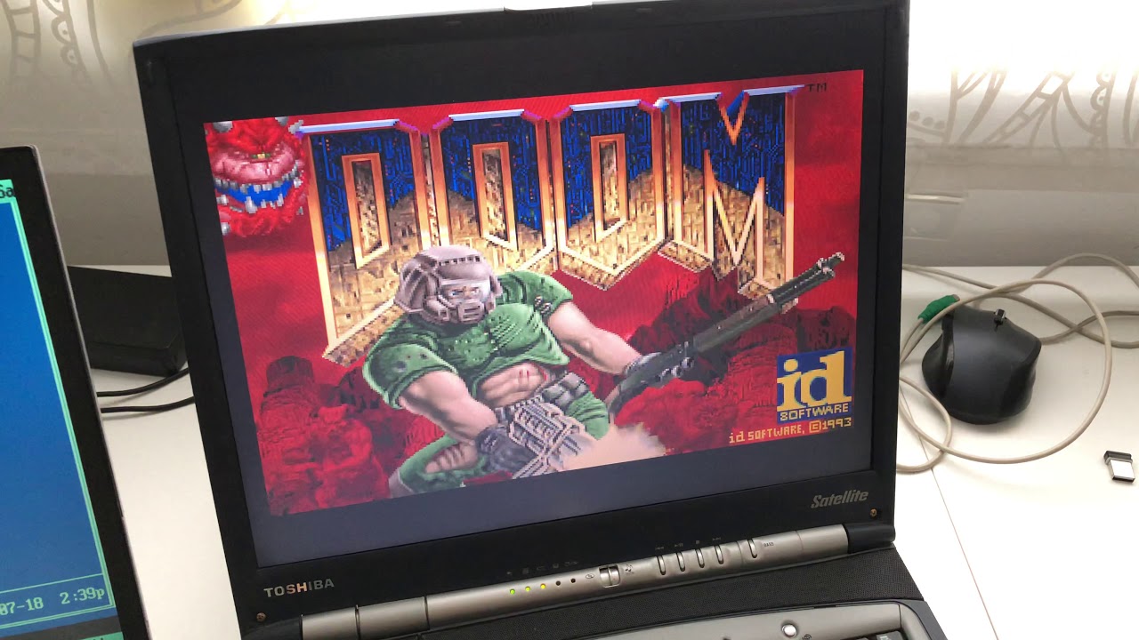 DOOM on Compaq EVO N600c (ESS Allegro-1) and Toshiba Satellite 2805 (Yamaha YMF754B-R)