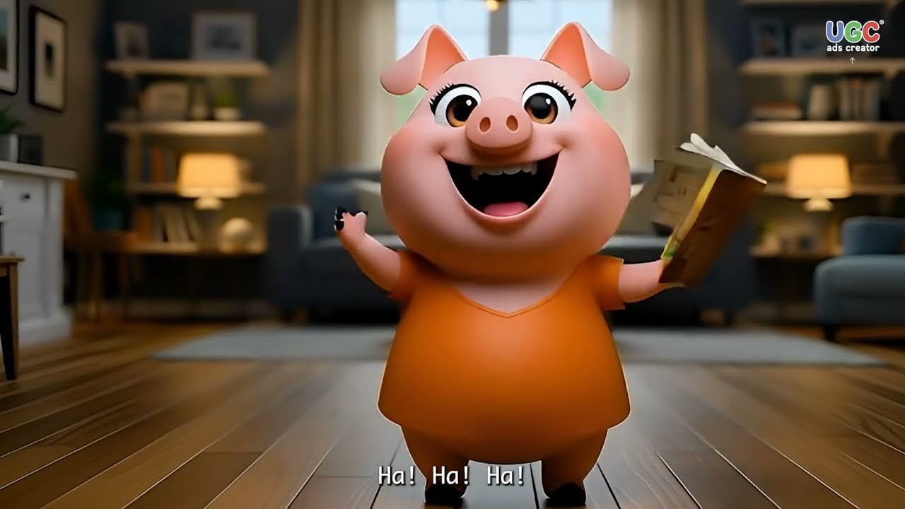 Kids Poem | Nursery Rhyme for Kids | Cute Peppa-Style Singing Poem #rhymes #poem