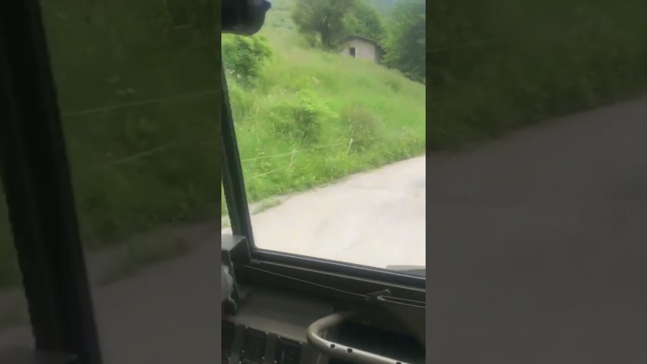 Driving in the Italian Alps with my Pinzgauer 712K (Part 2) #pinzgauer #offroad #4x4