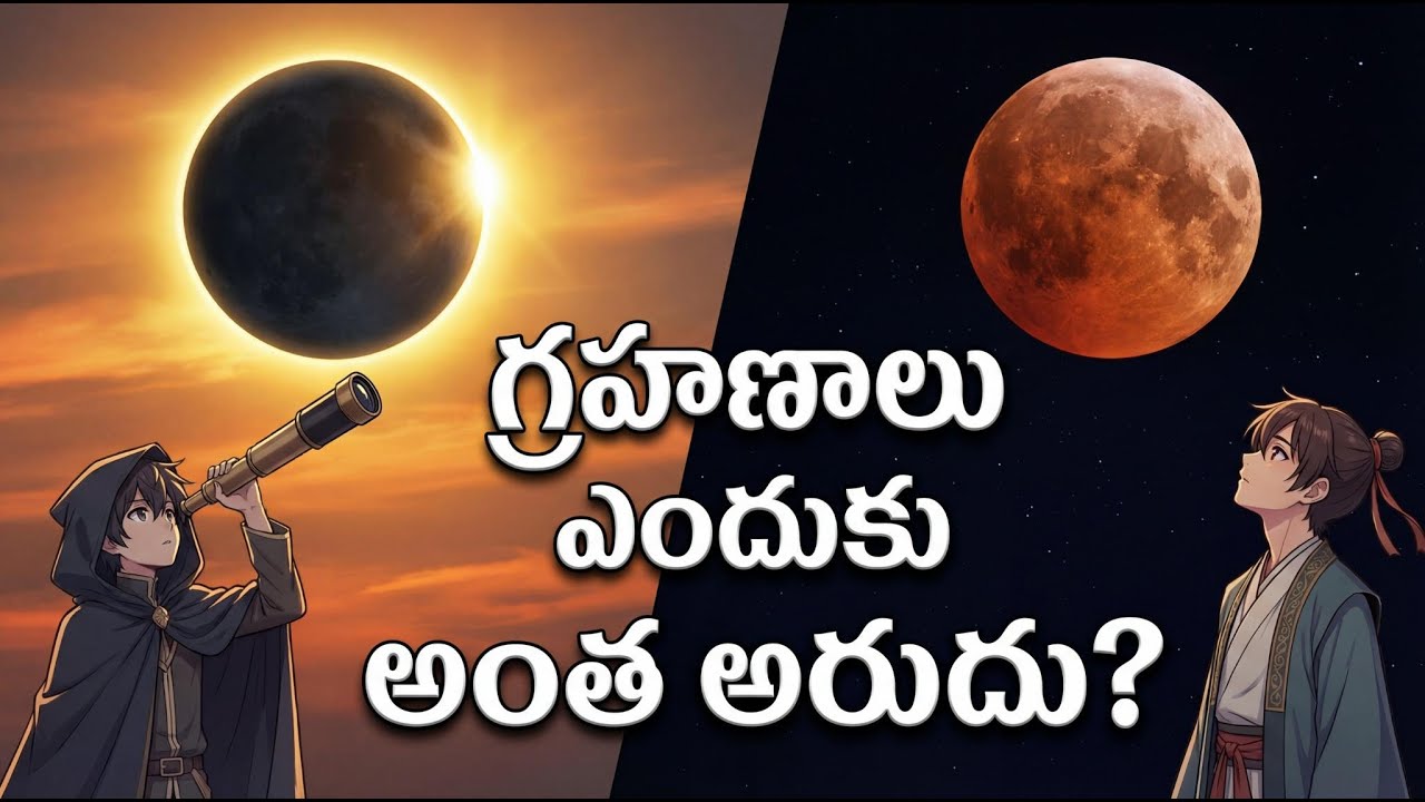 సూర్య గ్రహణం vs చంద్ర గ్రహణం | ఎలా ఏర్పడతాయి? | Telugu Explanation | Telugu Tech Anatomy