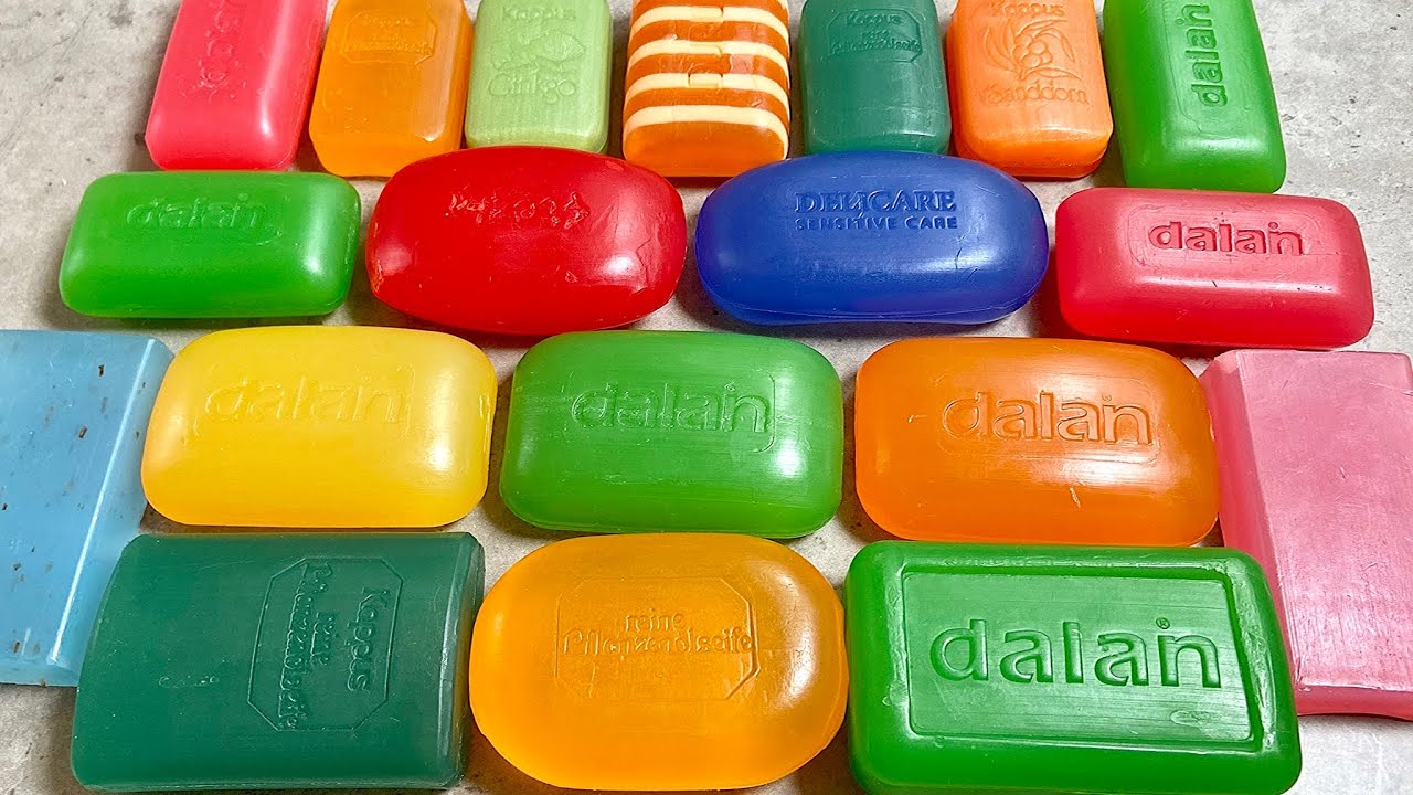 Glycerin soap cutting Relaxing ASMR Резка глицеринового мыла