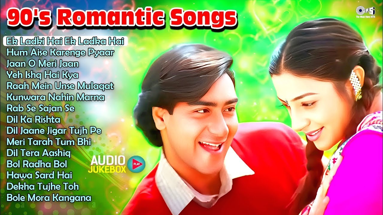 90’s Romantic Hits 90's Evergreen Songs Hindi Gaane Old Hindi Songs 90's Bollywood Gaane