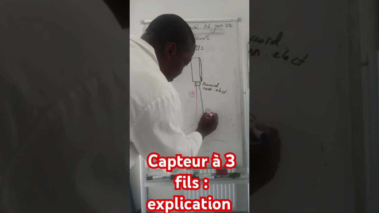 Explication capteur à 3 fils 