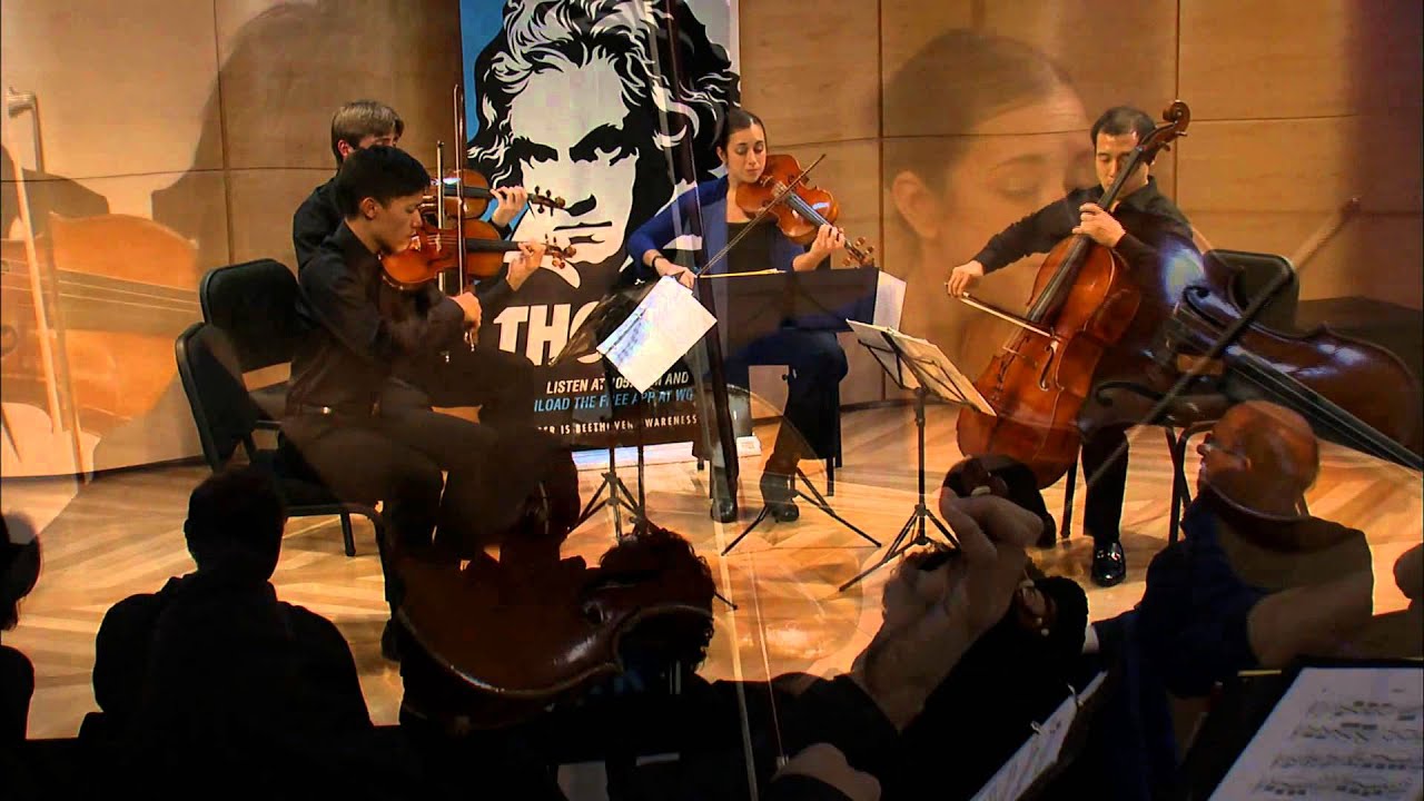 Beethoven String Quartet No. 3 in D Major,  Op. 18, No. 3 - Parker Quartet (Live)