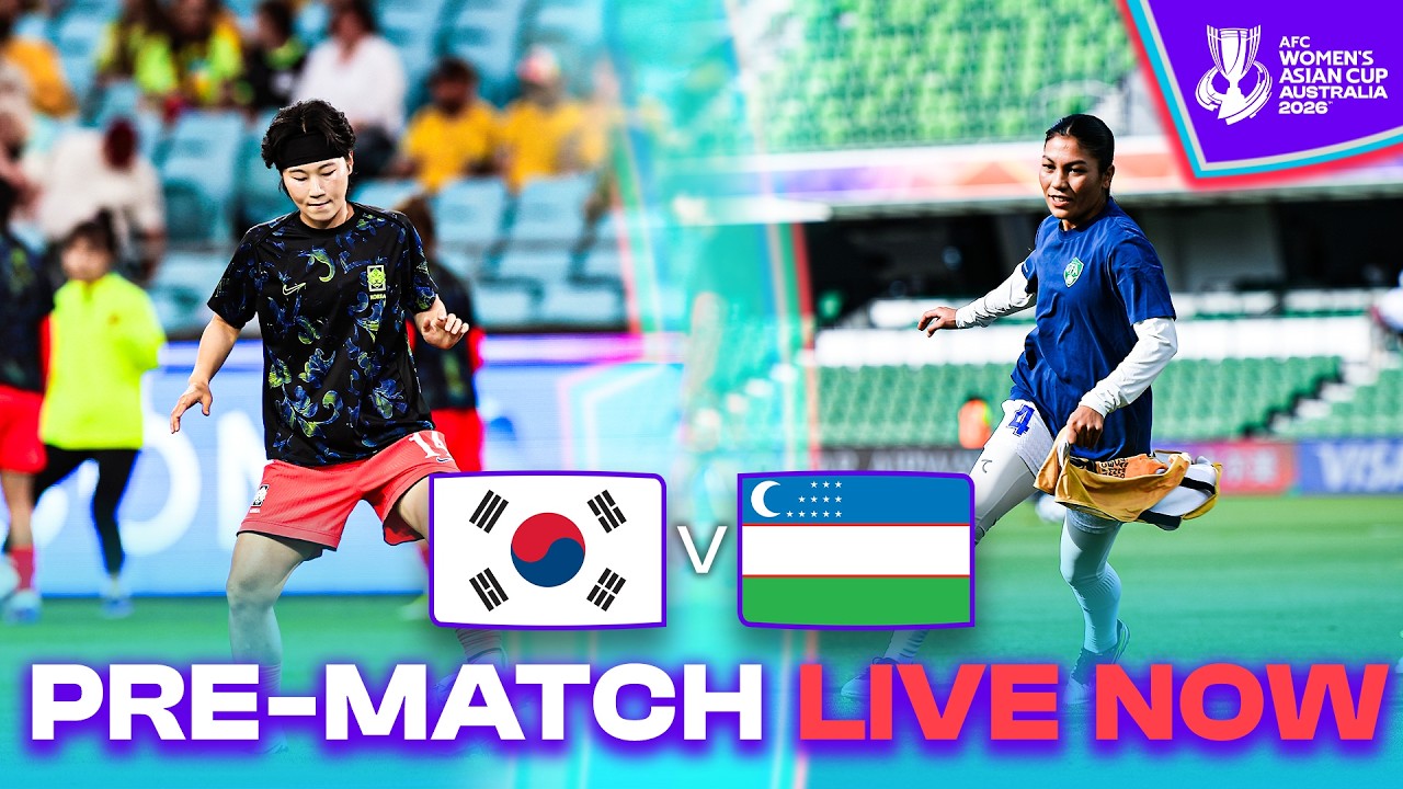 🔴 Korea Republic vs Uzbekistan – Get Ready for Action! | PRE-MATCH | AFC Women's Asian Cup™ 2026