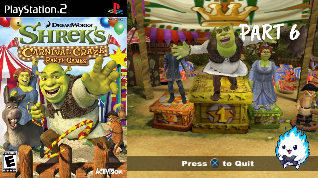 Shrek's Carnival Craze Party Games Story Mode Playthrough Part 6